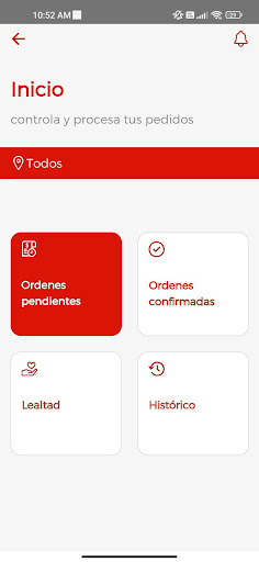Android application Fidy Ordenes screenshort