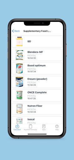 Nutri Calculator Screen 3