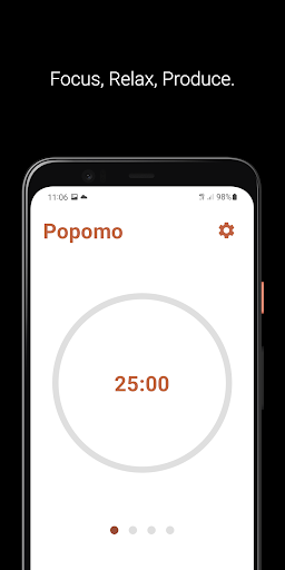 Android application Popomo screenshort