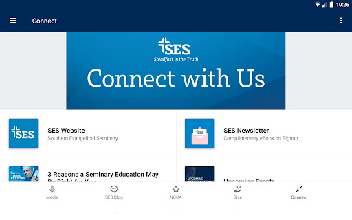 Screenshot of SES Apologetics App