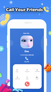 Fake call video with Elsa