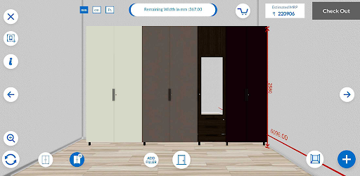 Android application Godrej Room Configurator screenshort