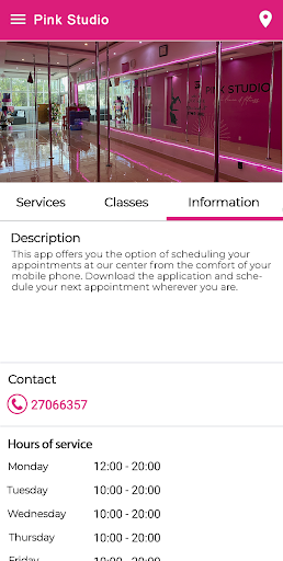Pink Studio Screen 3