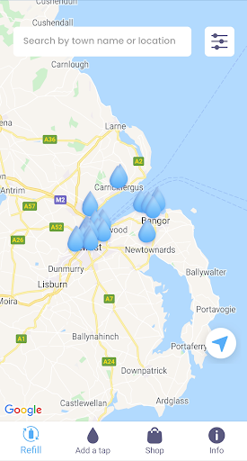 Refill Ireland Tap Map Screen 2