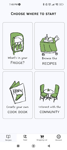 Android application CookBook-What's in your fridge screenshort