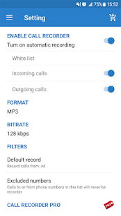 Auto call recorder 4.0 APK screenshots 18