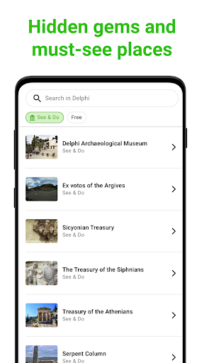 Delphi Tour Guide:SmartGuide Screen 3