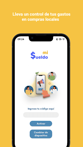 Android application Mi Sueldo screenshort