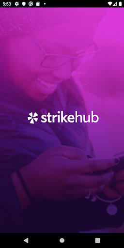 Android application StrikeHub screenshort