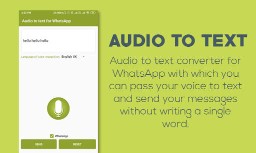 Voice Typing For WhazApp