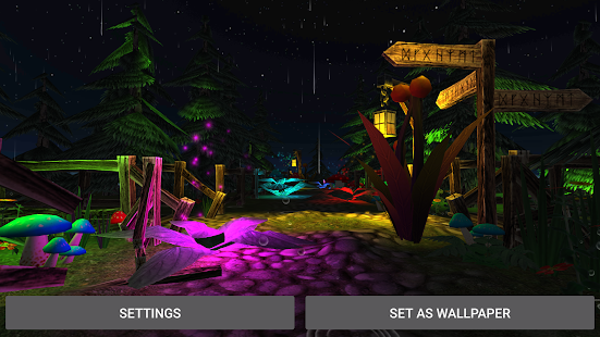 Fantasy Forest  Live Wallpaper Captura de tela