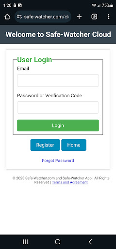 Safe-Watcher Cloud Screen 3
