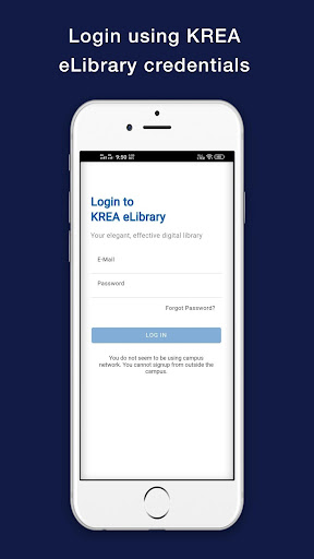 Android application Krea University eLibrary screenshort