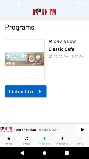 KOKE FM Screen 3