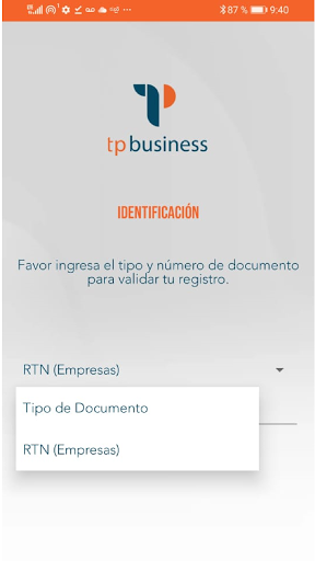 Android application TodoPago Business screenshort