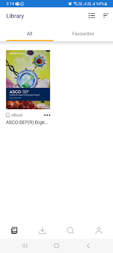 Android application ASCO-SEP® screenshort