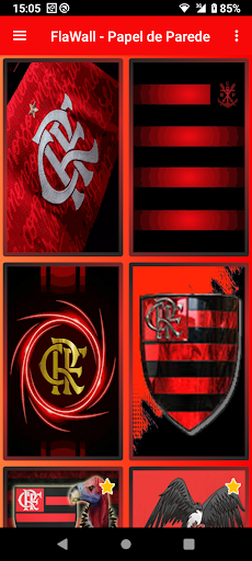 Android application FlaWall - Temas do Flamengo screenshort
