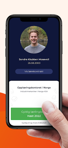 Android application Lærlingbevis screenshort