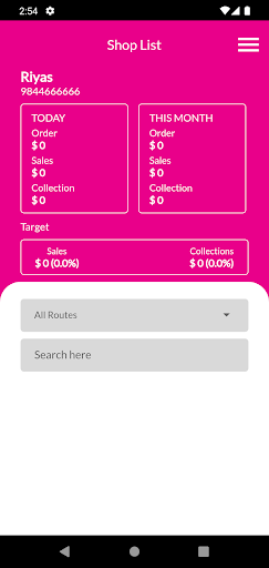Mybuss Sales Executive Screen 2