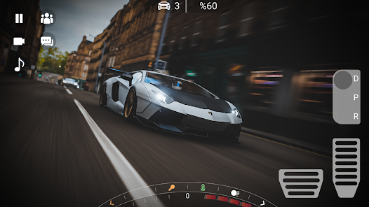 Driving Lamborghini Aventador City Racer screenshots 1