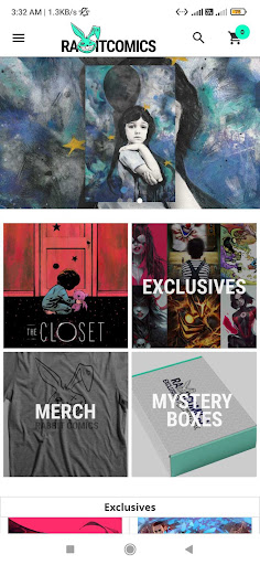 Android application Rabbit Comics screenshort