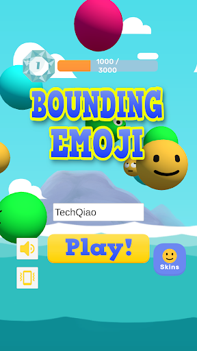Android application Bounding Emoji screenshort