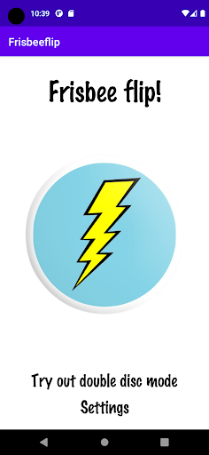Android application Frisbee Flip! screenshort