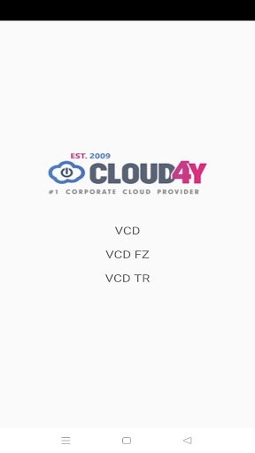 Android application Cloud4Y screenshort