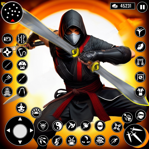 Ninja Fight Shadow Gangster 3D  Icon