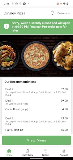 Dingley Pizza Screen 2