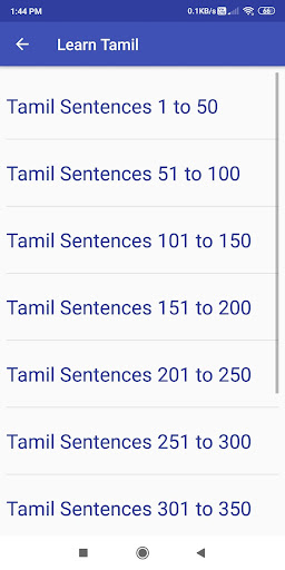 Learn Tamil Through English Apps On Google Play