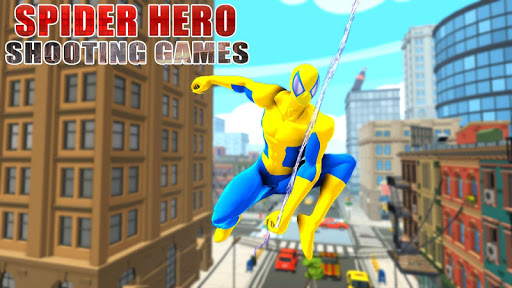 Android application Spider Hero Man Shooting Games screenshort