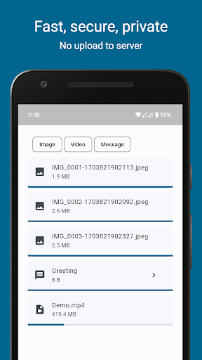 FileDirect: Private File Share Screen 3