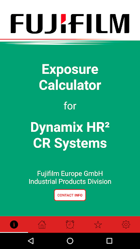 Android application Fujifilm Exposure Calculator screenshort