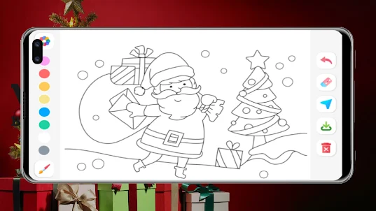 Christmas Coloring and Paint