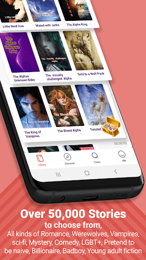 Your Fictional Novels Hub Screen 3