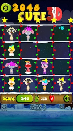 2048 Cute Animals 3D - Screenshot 4