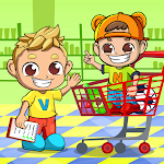 Cover Image of 下载 Vlad & Niki Supermarket game for Kids 1.2.5 APK