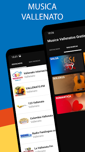 Musica Vallenatos Screen 2