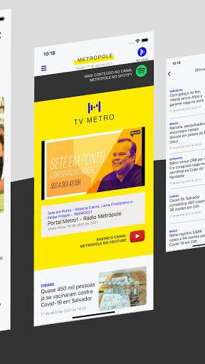 Rádio Metrópole Screen 3