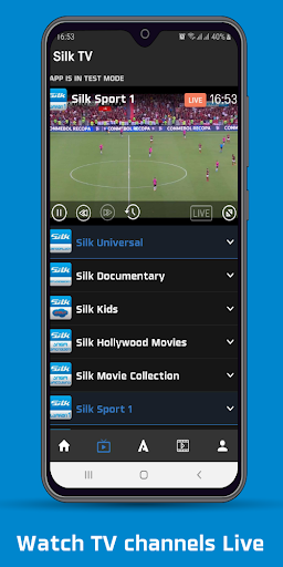 Android application Silk Go screenshort