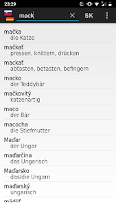 Slovak - German offline dict. Unknown