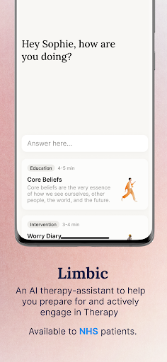Android application Limbic - Therapy Assistant screenshort