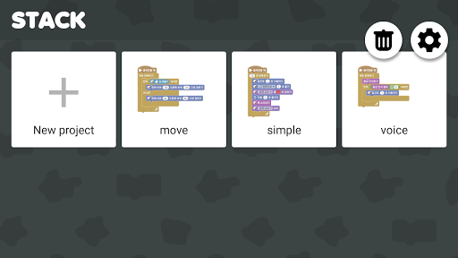 Android application Stack for ROBOID screenshort