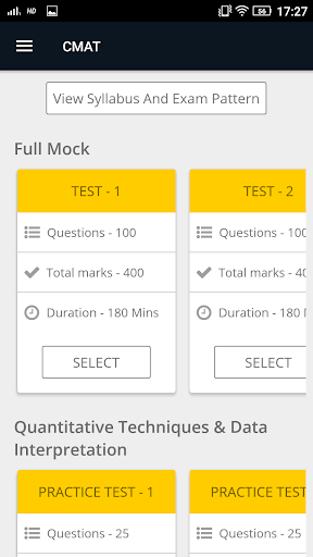 CMAT 2023 Screen 2