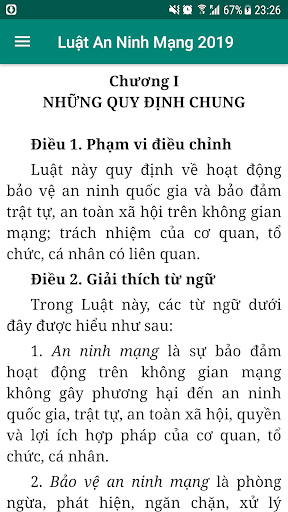 Luật An Ninh Mạng 2019