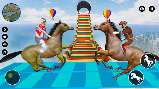 Superhero Horse Riding Game 3D Screen 2