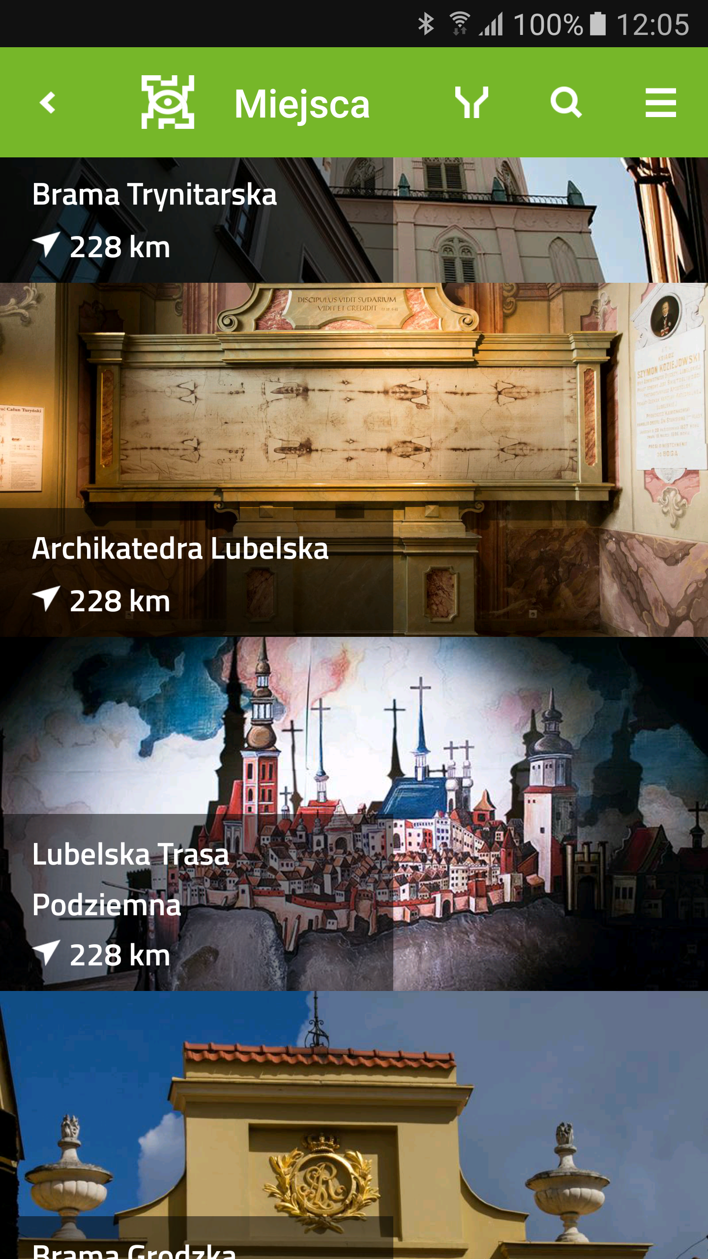 Android application Visit Lublin screenshort