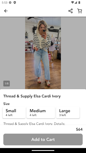 The BlueJay Boutique Screen 2