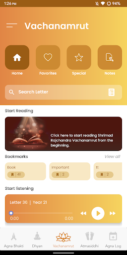 Android application Shrimad Rajchandra Vachanamrut screenshort